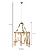 Mauro Ferretti PLAFONDLAMP TOUW CIRKEL CM Ø 64x90