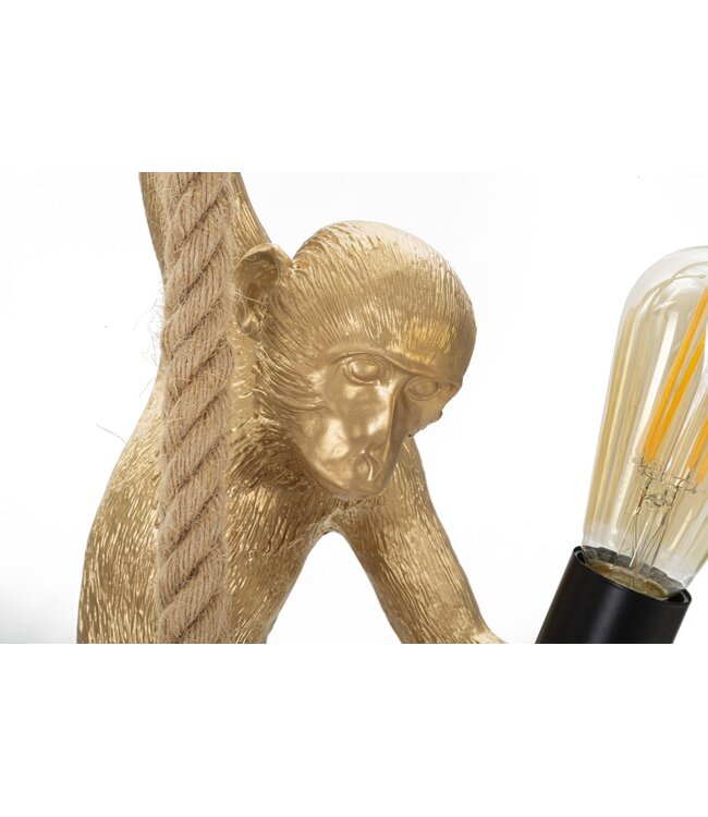 Mauro Ferretti PLAFONDLAMP AAP GOUD CM Ø 27X32X60