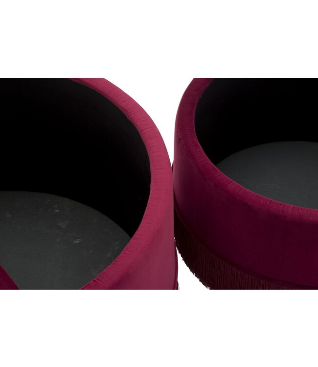 Mauro Ferretti BLADERDEEG/OPBERGLIJNEN NIEUW KOPPEL BORDEAUX CM Ø 71X41-55X33