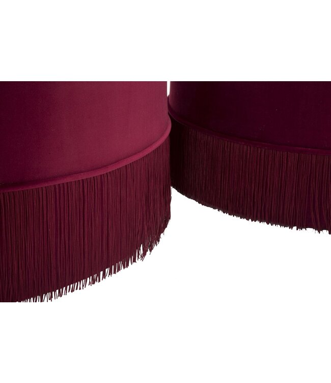 Mauro Ferretti BLADERDEEG/OPBERGLIJNEN NIEUW KOPPEL BORDEAUX CM Ø 71X41-55X33