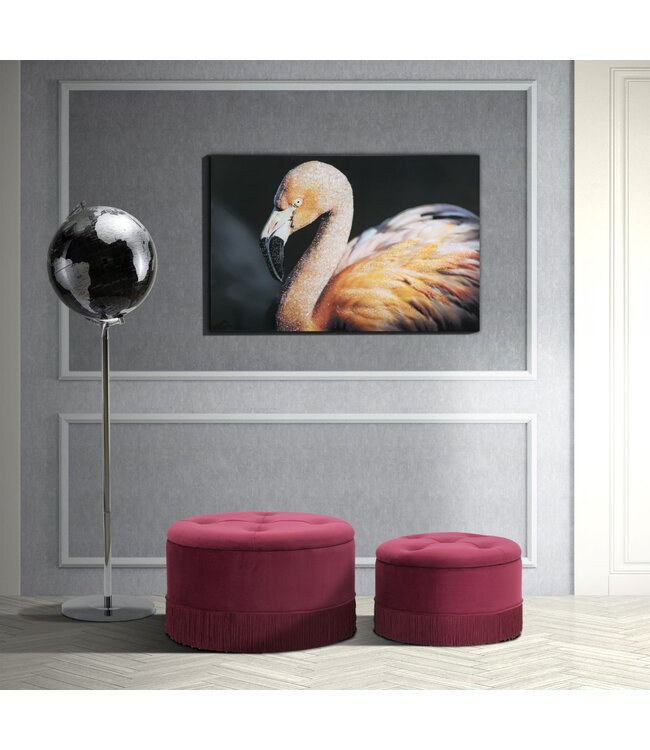 Mauro Ferretti BLADERDEEG/OPBERGLIJNEN NIEUW KOPPEL BORDEAUX CM Ø 71X41-55X33