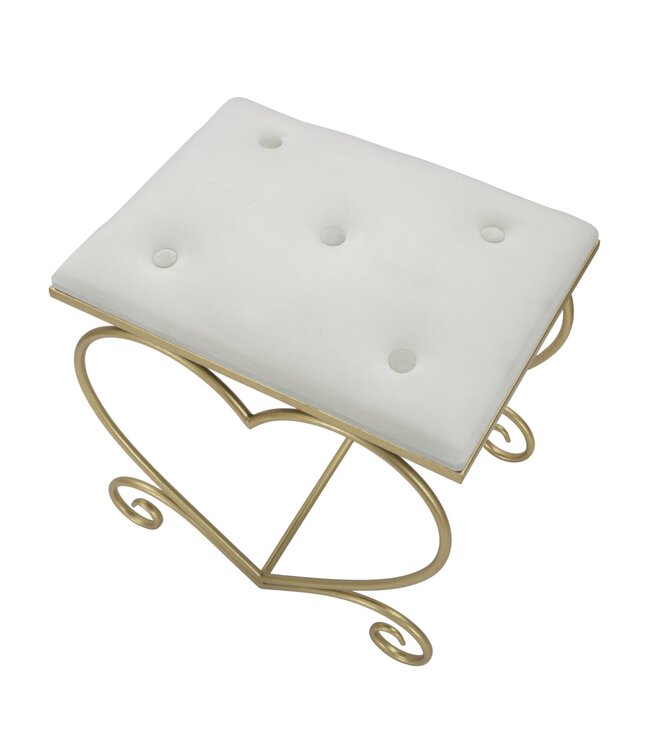 Mauro Ferretti KRUKJE HART CREMA CM 50X37,5X51,5