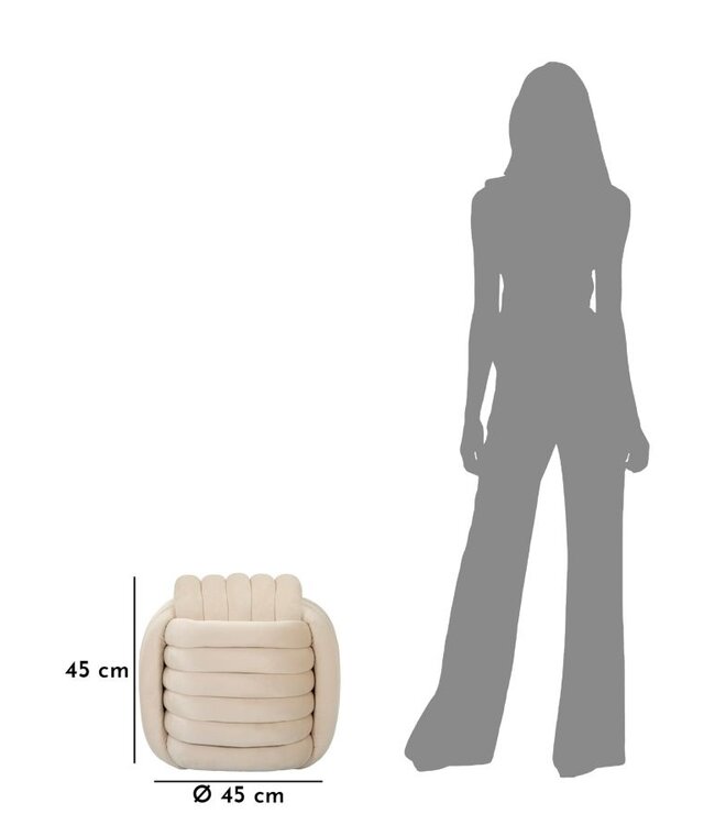 Mauro Ferretti KRUK SOFTY CRÈME CM 45X45X45