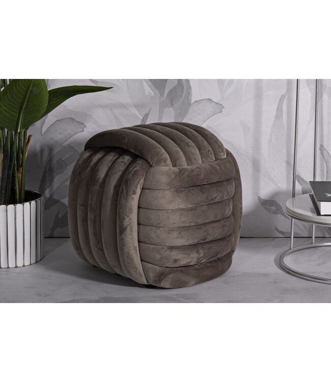 Mauro Ferretti KRUK SOFTY GRIJS CM 45X45X45