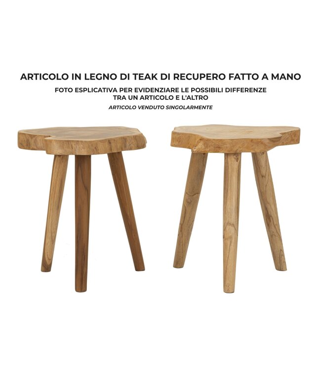 Mauro Ferretti BUDUT KRUK TEAK CM Ø 38X45