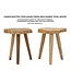 Mauro Ferretti BUDUT KRUK TEAK CM Ø 38X45