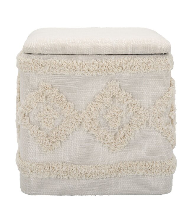 Mauro Ferretti KRUK MET OPBERGVAK DAMASCO VIERKANT CM 40X40X40