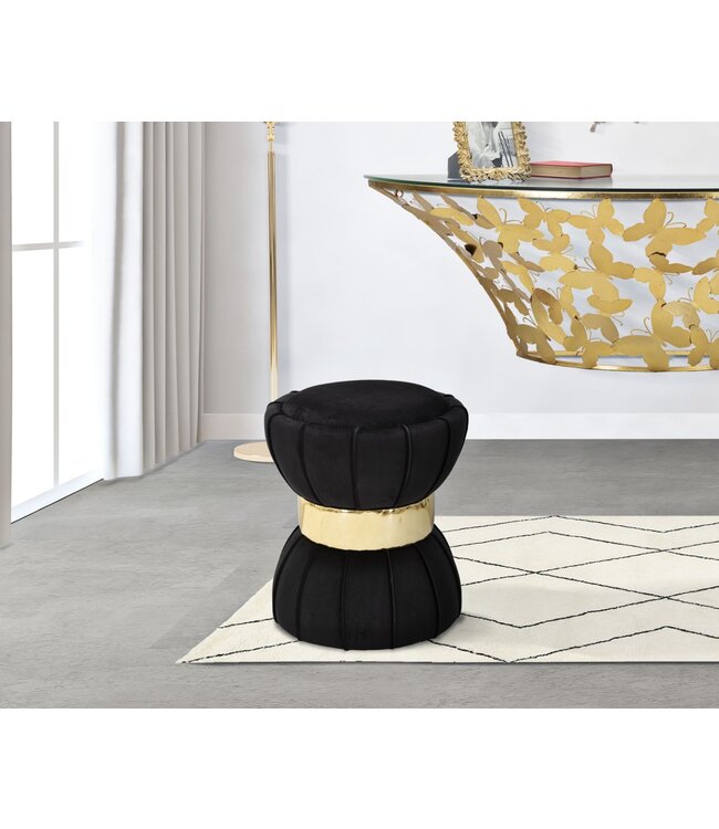 Mauro Ferretti KRUK BLOEM ZWART CM Ø 40X44