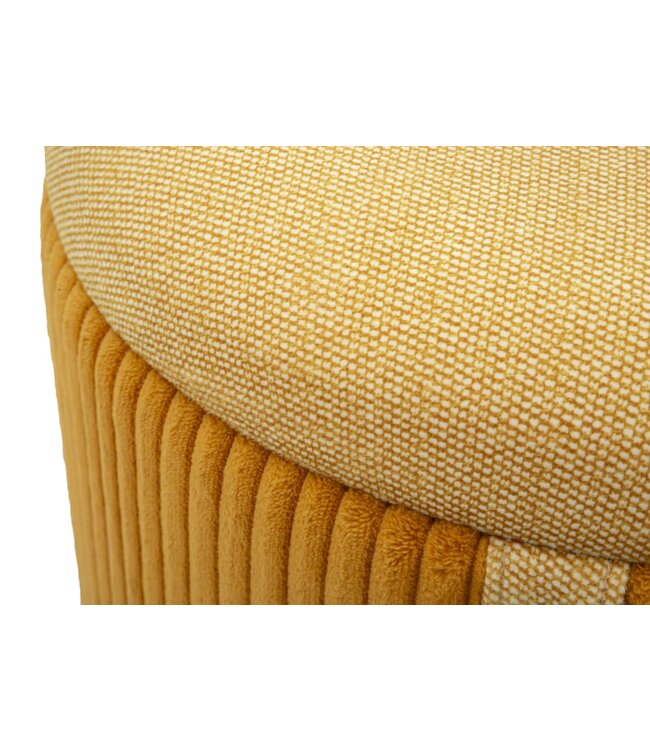 Mauro Ferretti BLADERDEEG MET OPSLAG BOLZANO MOSTERD SET 2 STUKS CM Ø 38 X 38-32 X 28