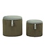 Mauro Ferretti BLADERDEEG MET OPBERGRUIMTE BOLZANO GROEN SET 2 STUKS CM Ø 38X38-32X28