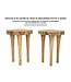 Mauro Ferretti KURSI KRUK TEAK CM Ø 35X45 - 1427610000