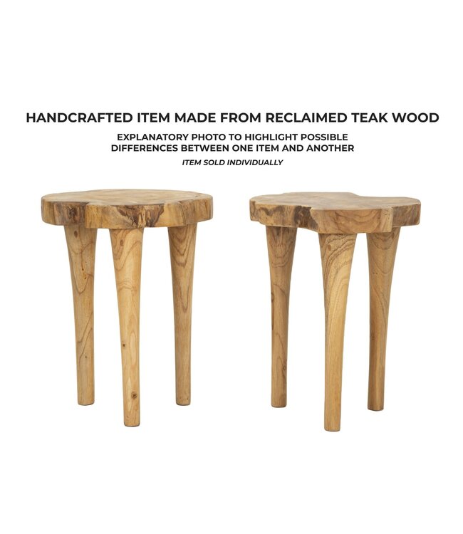 Mauro Ferretti KURSI KRUK TEAK CM Ø 35X45