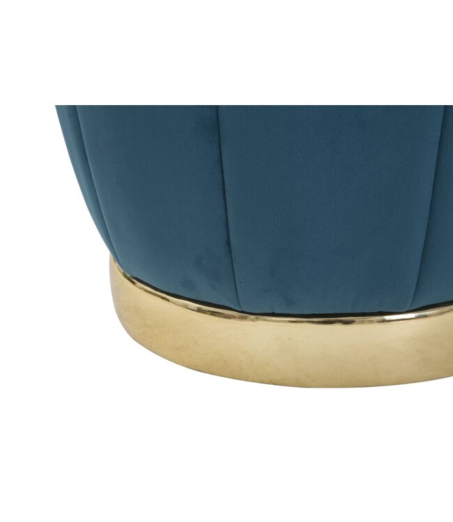 Mauro Ferretti OPBERGKRUK PARIJS TEAL/GOUD CM Ø 43X43