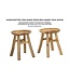 Mauro Ferretti SEL SLANKE KRUK TEAK CM 35X30X42
