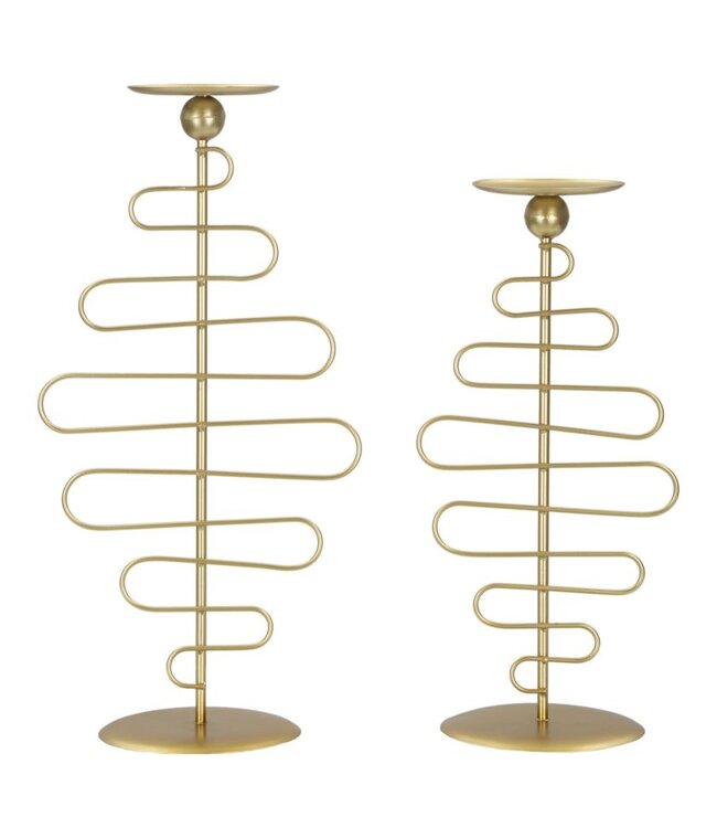 Mauro Ferretti ALID KANDELAAR SET 2 STUKS CM 20X16X43