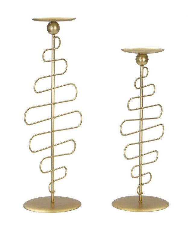 Mauro Ferretti ALID KANDELAAR SET 2 STUKS CM 20X16X43