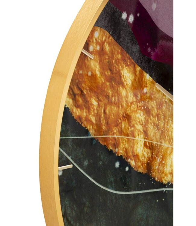 Mauro Ferretti WANDKLOK GLAS MITY CM Ø 80X5