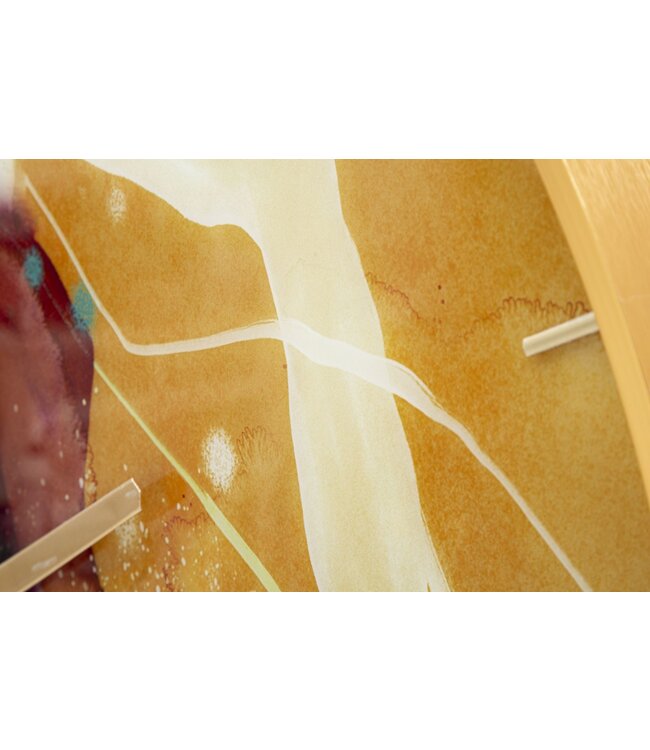 Mauro Ferretti WANDKLOK GLAS MITY CM Ø 80X5