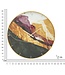 Mauro Ferretti WANDKLOK GLAS MITY CM Ø 80X5