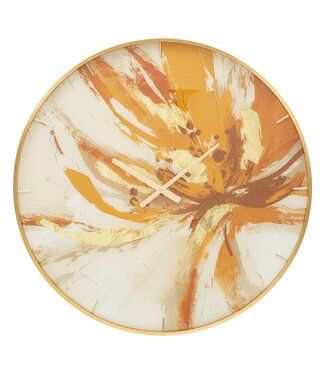Mauro Ferretti WANDKLOK GLAS TOPLY CM Ø 80X5