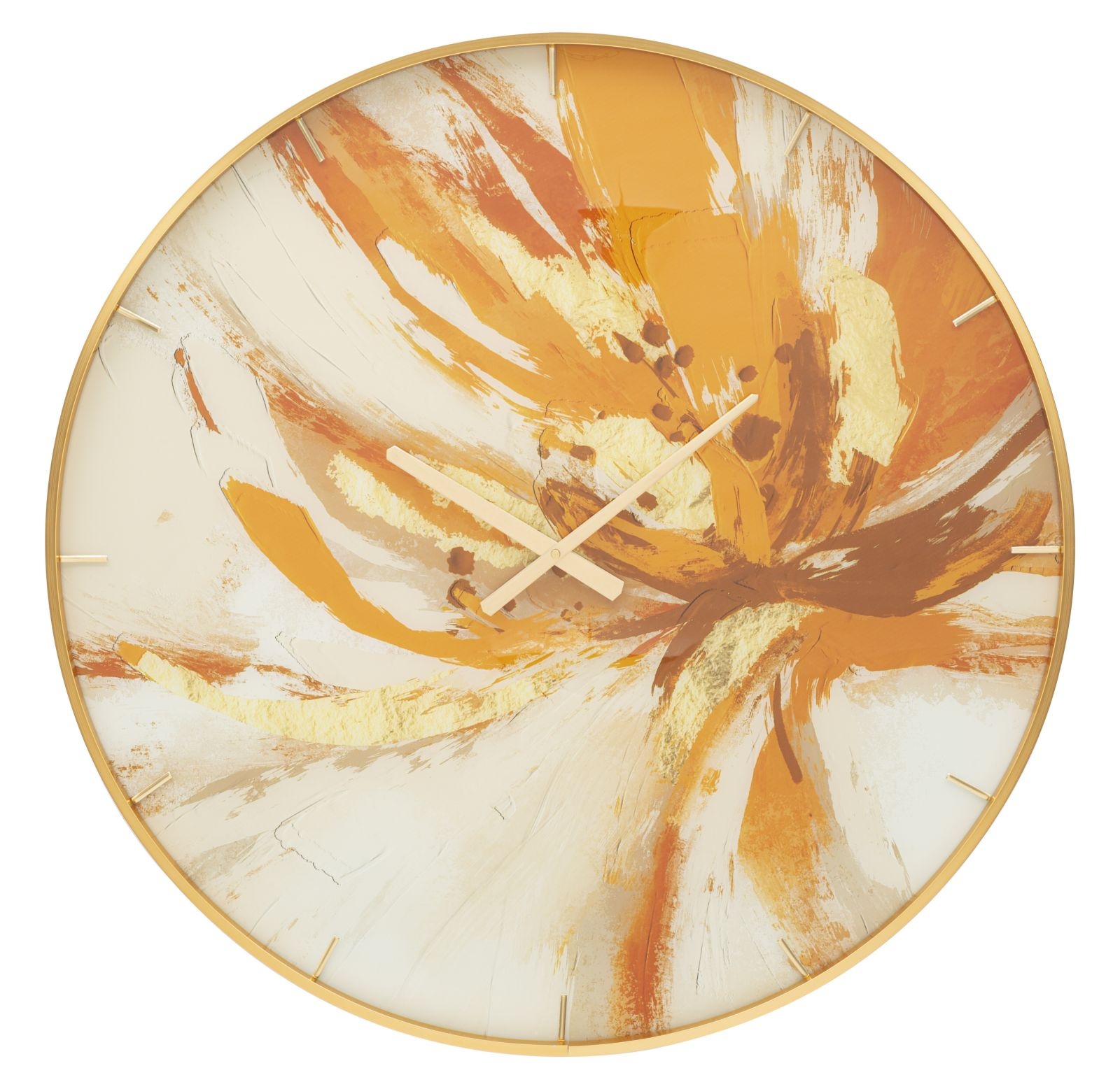 WANDKLOK GLAS TOPLY CM Ø 80X5 afbeelding