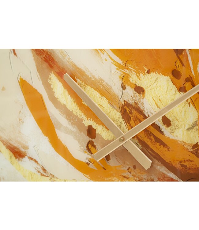 Mauro Ferretti WANDKLOK GLAS TOPLY CM Ø 80X5