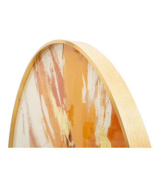 Mauro Ferretti WANDKLOK GLAS TOPLY CM Ø 80X5