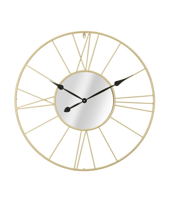 Mauro Ferretti WANDKLOK MET SPIEGEL GLAM STICK CM Ø 80X6