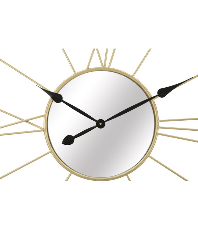 Mauro Ferretti WANDKLOK MET SPIEGEL GLAM STICK CM Ø 80X6