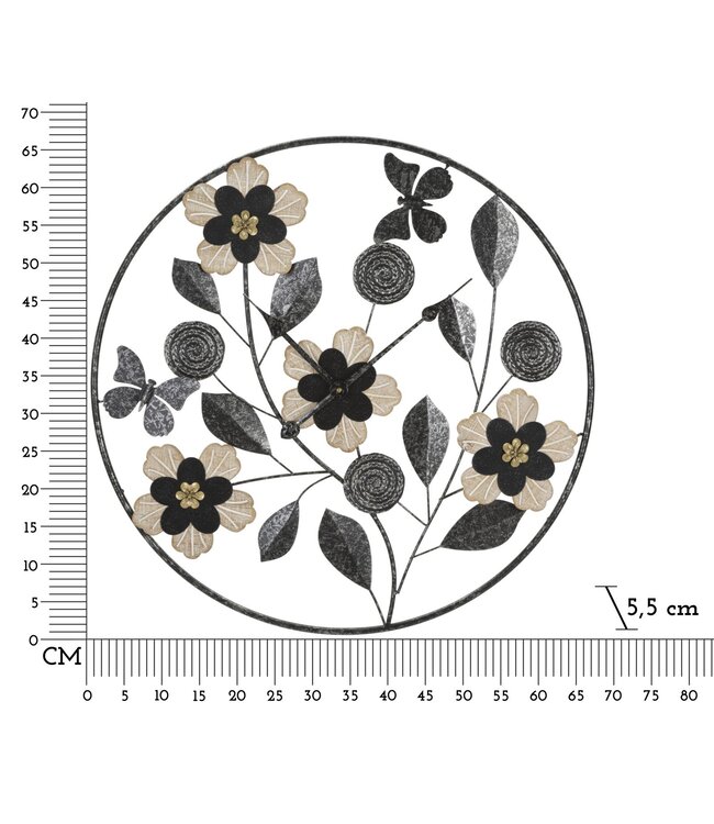 Mauro Ferretti WANDKLOK DIVAKER CM Ø 67X5,5
