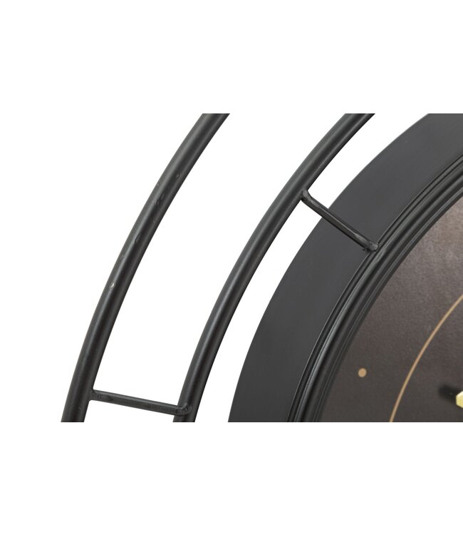 Mauro Ferretti WANDKLOK MODE DONKER CM Ø 70X5,5