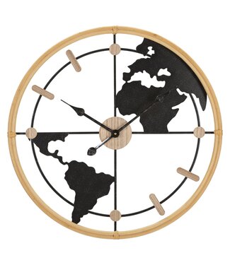 Mauro Ferretti WANDKLOK WORLD NIEUW CM Ø 60X5