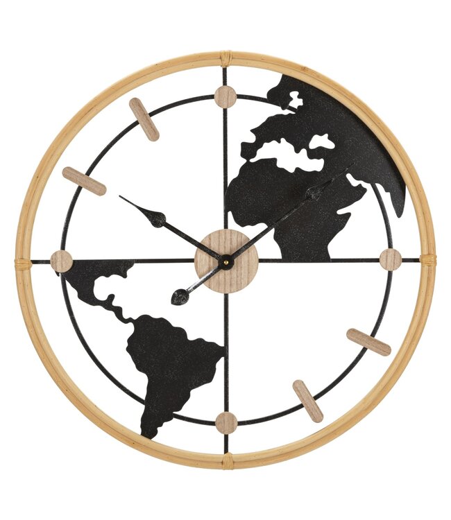 Mauro Ferretti WANDKLOK WORLD NIEUW CM Ø 60X5
