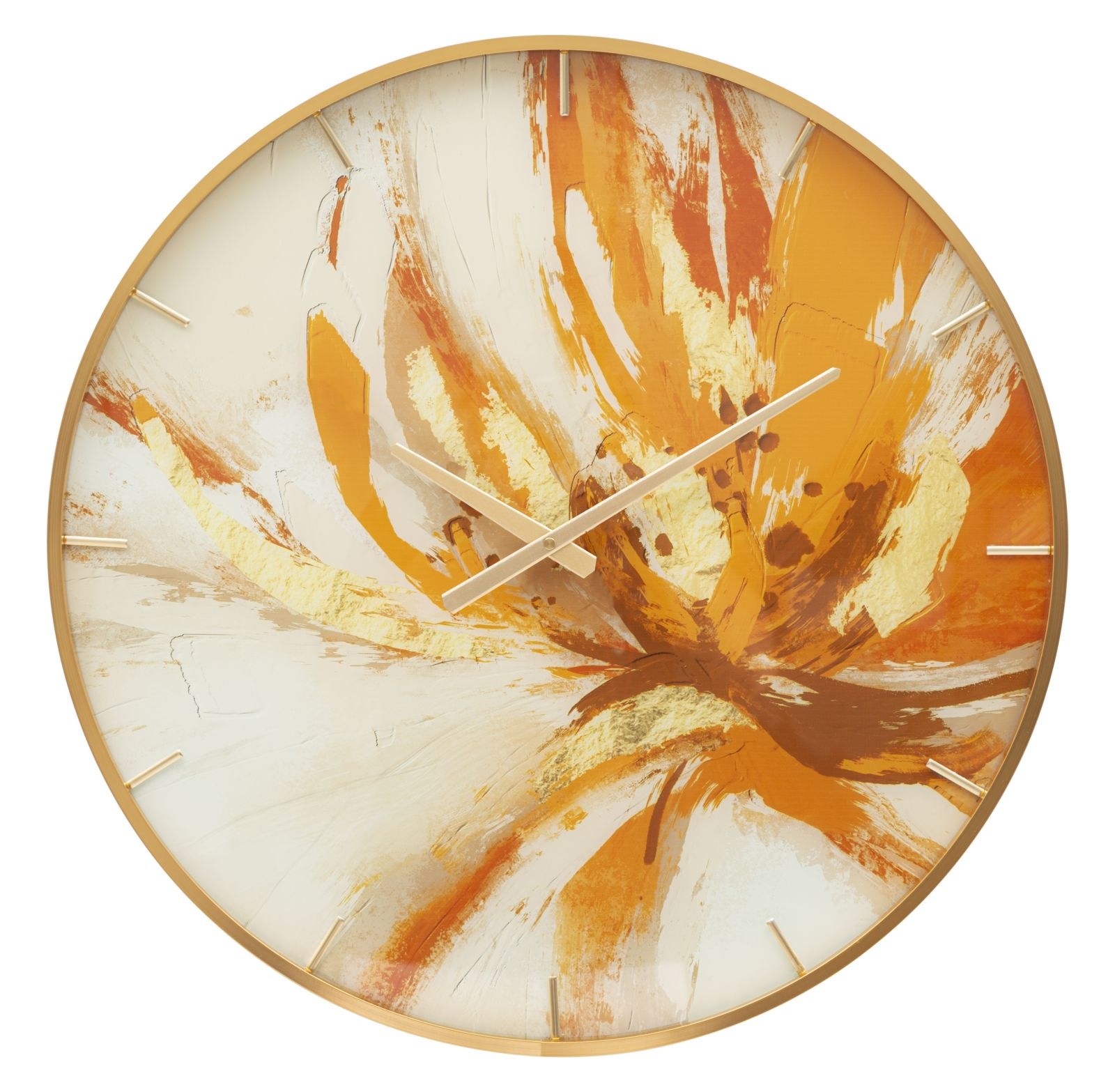 WANDKLOK GLAS TOPLY CM Ø 60X5 afbeelding