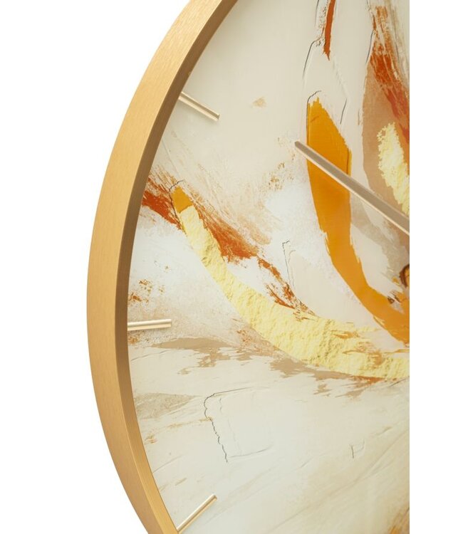 Mauro Ferretti WANDKLOK GLAS TOPLY CM Ø 60X5