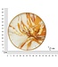Mauro Ferretti WANDKLOK GLAS TOPLY CM Ø 60X5