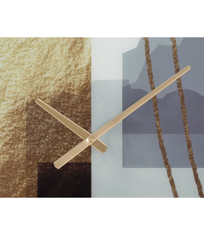 Mauro Ferretti WANDKLOK GLASMOTIEF CM Ø 60X5