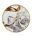 Mauro Ferretti WANDKLOK GLAZEN ROOS CM Ø 60X5 - 648120003