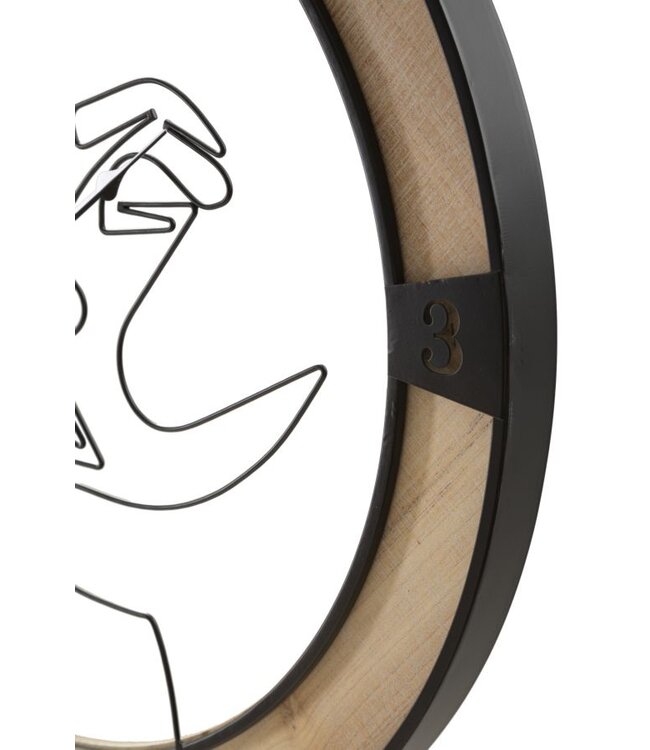 Mauro Ferretti WANDKLOK PAAR CM Ø 60X3