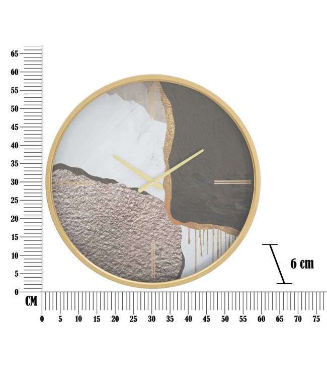 Mauro Ferretti WANDKLOK ART MIX CM Ø 60X6