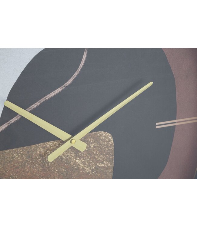 Mauro Ferretti WANDKLOK ART ROOD CM Ø 60X6