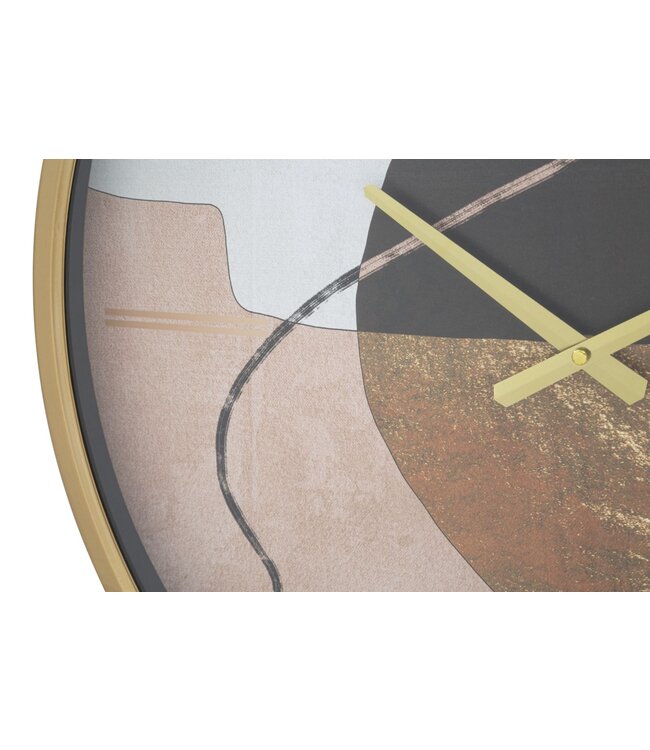 Mauro Ferretti WANDKLOK ART ROOD CM Ø 60X6