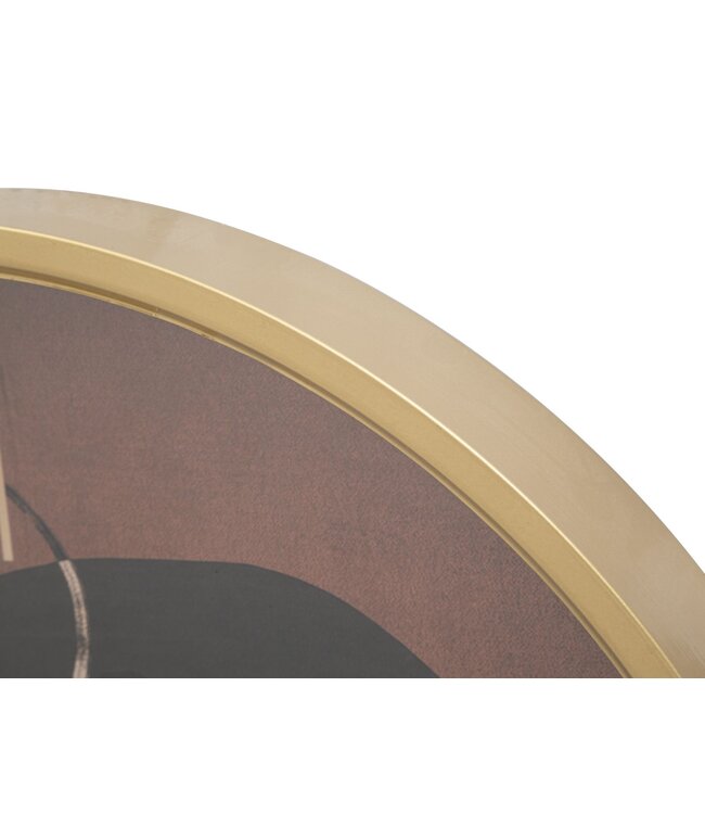 Mauro Ferretti WANDKLOK ART ROOD CM Ø 60X6