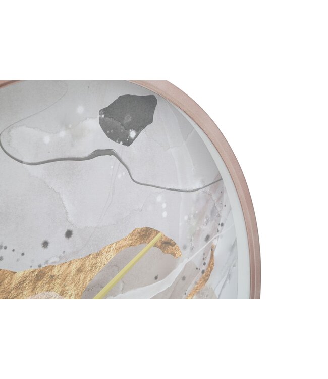 Mauro Ferretti WANDKLOK ART ROZE CM Ø 60X6