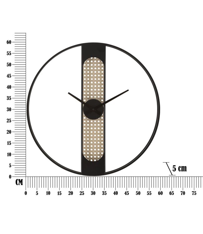 Mauro Ferretti WANDKLOK RIBBY CM Ø 60X5 - 648020000