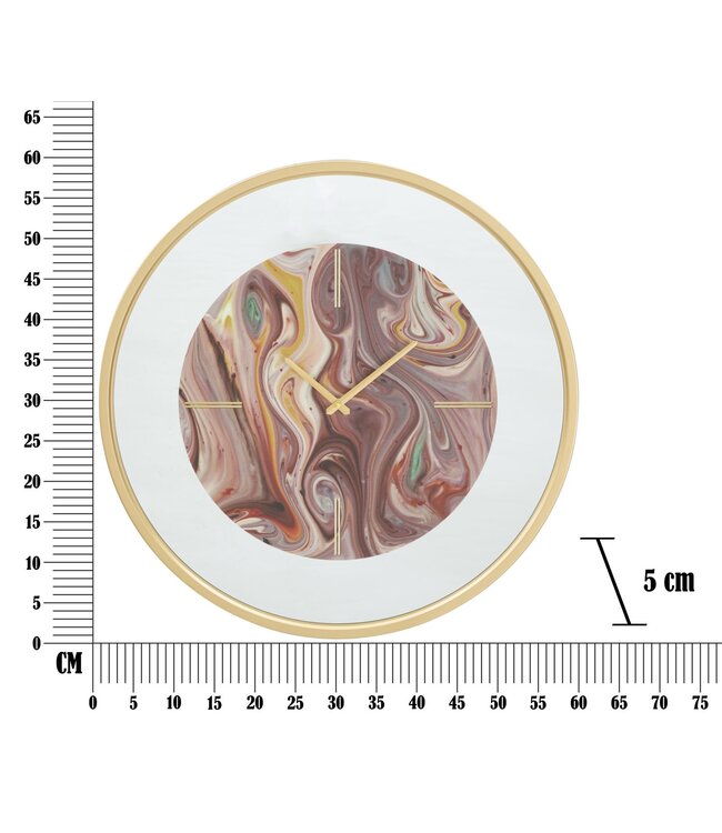 Mauro Ferretti WANDKLOK SPIEGEL MIX CM Ø 60X5