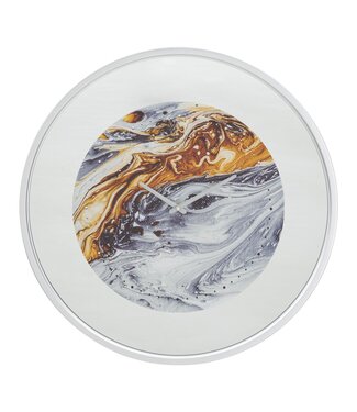 Mauro Ferretti WANDKLOK SPIEGEL GRIJS CM Ø 60X5 - 647640000