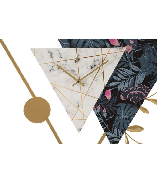 Mauro Ferretti WANDKLOK DRIEHOEK CM 75X4,5X59