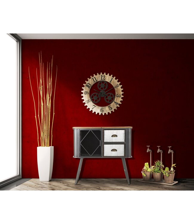 Mauro Ferretti WANDKLOK INGRANAGGIO PLUS CM Ø 60X4 - 647110000