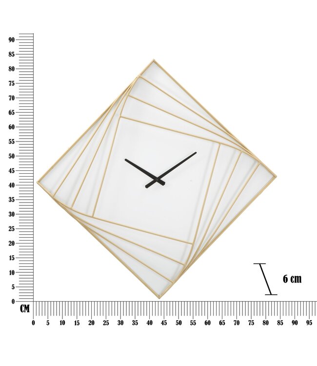 Mauro Ferretti WANDKLOK GOLDY LINE CM 85x6x85